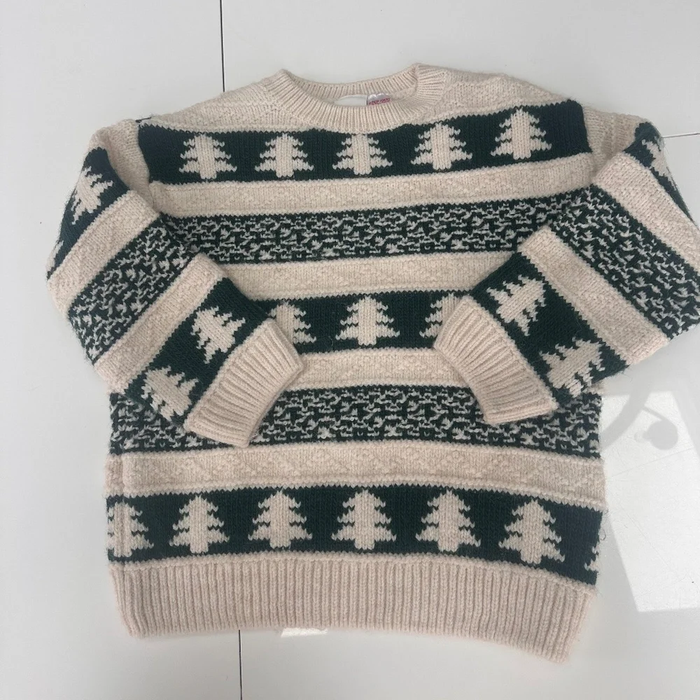 Zara Christmas Tree Sweater